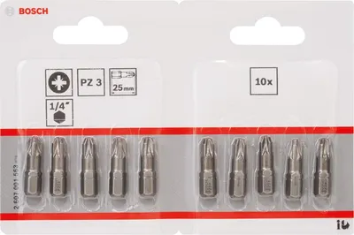 Produktbild von Schrauberbit Extra-Hart PZ 3, 25 mm, 10er-Pack