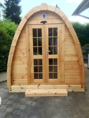 Obrázek produktu pro Kempinkový dům 240cm Spací kabina Zahradní altán Kempinkový dům Měl dřevěný dům