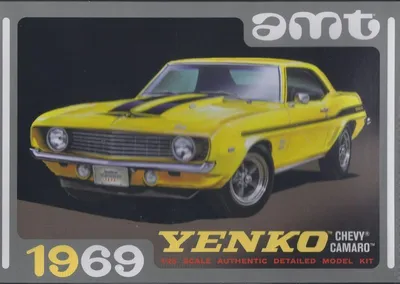 Produktbild von Chevrolet Yenko Camaro 1969 Kunststoffbausatz Modellauto 1:25 AMT