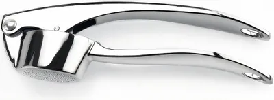 Image de INF Presse-ail inox chromé 16x5x2.3 cm, poussoir ergonomique cuisine