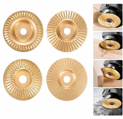 Imagen del producto de Juego de 4 discos de lija para madera, para amoladoras angulares