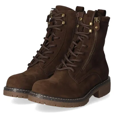 Productafbeelding van Beliana dames veterschoenen, bruin, synthetisch materiaal, maat 37