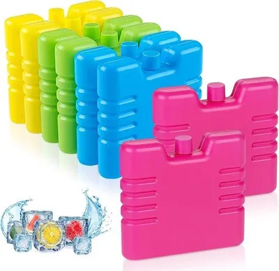 Produktbild von Kühlakkusatz, 8er-Set für Kühlbox, Kühlkörper, Kühlbox, kompakte Kühlakkusätze für Brötchentrommel, Lunchbox