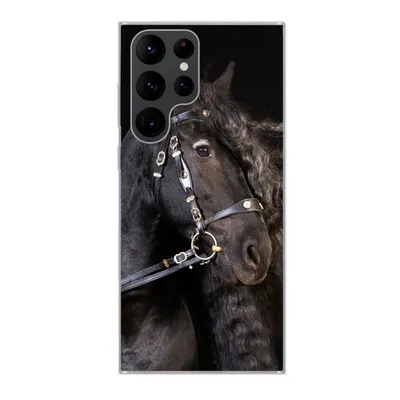 Produktbild von MuchoWow® Handyhülle Schutzhülle Hülle für Samsung Galaxy S22 Ultra Pferd - Halfter - Mähne Silikon Softcase Handy Hülle - Abbildung