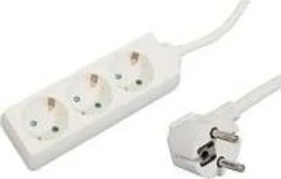 Produktbild von MicroConnect 3-fach Schuko-Steckdose 3m Weiß