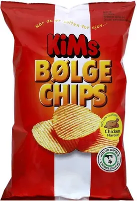 Produktbild von KiMs Bølge Chips Chicken 160g