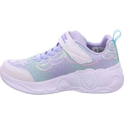 A side view of a child's sneaker.