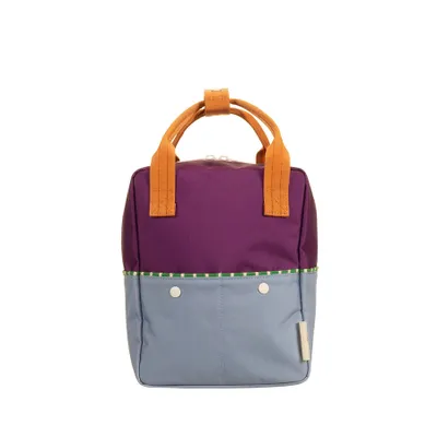 Produktbild von Sticky Lemon Rucksack klein | better together | colourblocking | lila Strumpfhose + Badminton blau - Paars