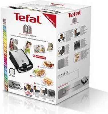 Produktbild von Tefal Snack Collection SW857D Sandwich-Toaster Edelstahl (SW857D)