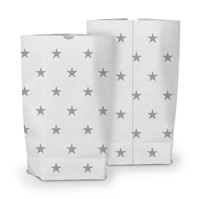 Produktbild von itenga Geschenktüte bedruckt 17x26cm Muster Sterne