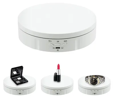 Productafbeelding van Draaiplateau - Roterende displaystandaard - 14,5 cm - Tot 8 kg - Met USB-kabel