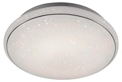 Obrázok produktu pre Stropné svietidlo LED, strieborná biela, efekt hviezdnej oblohy, D 44 cm