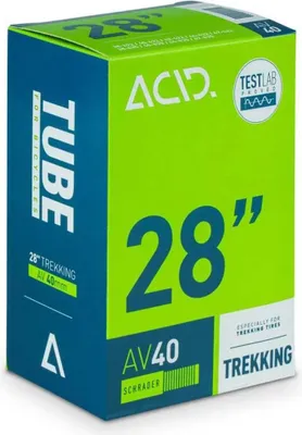 Produktbild von Acid Schrader 40 Mm Fahrradschlauch Durchsichtig 700C Durchsichtig 700C