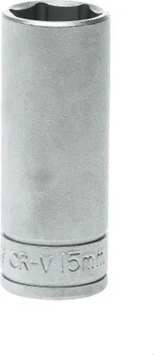 Produktbild von Lange 6-Kant-Stecknuss mit 3/8"-Griff 15 mm