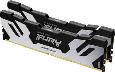 Produktbild von Kingston FURY Renegade Silver - DDR5 - Kit - 32 GB: 2 x 16 GB - DIMM 288-PIN - 6400 MHz / PC5-51200 - CL32 - 1.4 V - ungepuffert - on-die ECC