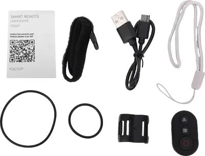 Zdjęcie produktu dla Bezprzewodowy pilot do kamery, przenośny, Bluetooth, ładowalny, kontroler do kamer sportowych, zdjęć i nagrań wideo