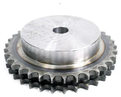 Image de Pignon 08B, 35 dents, avec moyeu, trempé, P : 12,7, 1/2″, à deux rangées