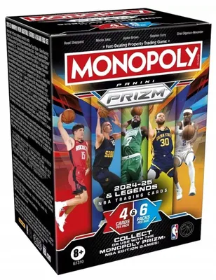 Image de Panini Prizm Monopoly Basketball 2024–25 Blaster Box NBA Rare Card