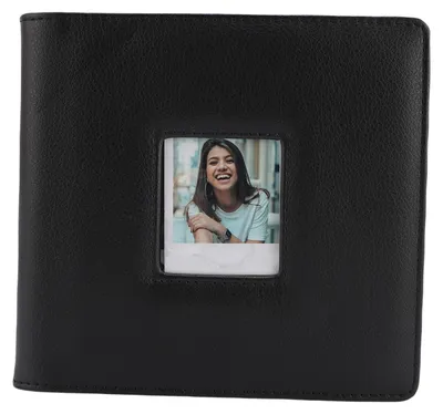 Produktbild von Fotoalbum mit 288 Taschen, passend für Polaroid Go Sofortbildkamera, Kunstleder, PP, kleines Fotobuch, Schwarz