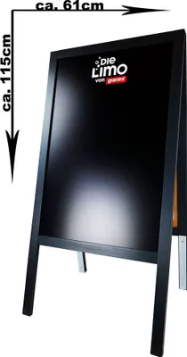 Produktbild von Granini Limo Limonade Kundenstopper Holzaufsteller Schild Werbeschild Werbetafel - ca. 61x115cm