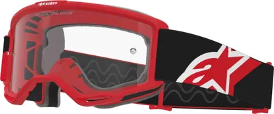 Produktbild von Alpinestars Vision OTG  Motocross Brillen, rot/weiß/schwarz