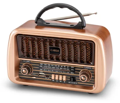 Immagine prodotto di Radio Retro Electro CARLO JB-105 AM/FM/SW Bluetooth 5.0 USB microSD 5W Batteria 1200mAh