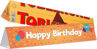 Produktbild von 'Happy Birthday' & Toblerone 340g