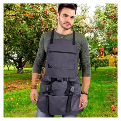Produktbild von Gartenschürze mit Taschen für Damen und Herren