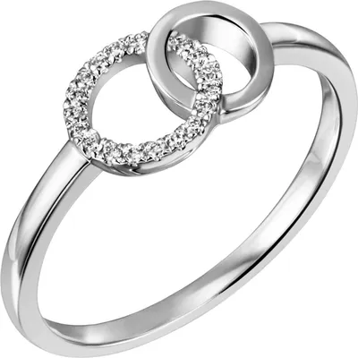 Produktbild von Gr. 52 Damen Ring 585 Gold Weißgold 17 Diamanten Brillanten Weißgoldring