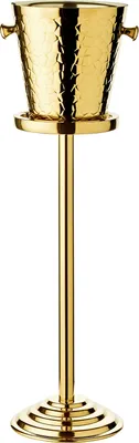 Produktbild von EDZARD Sektkühler Capri mit Ständer in gold H 83cm
