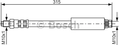 Produktbild von Bosch Bremsschlauch  1 987 476 598