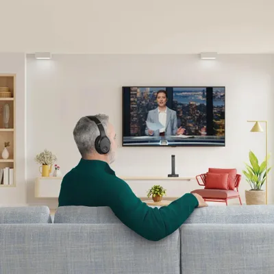 Obrázok produktu pre Hama 00221848, Káblový a bezdrôtový, TV, Slúchadlá, Čierna