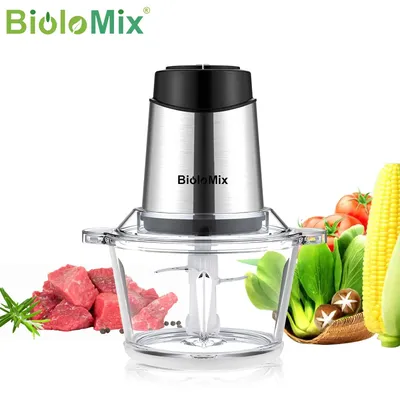 Immagine prodotto di Robot da cucina e tritacarne - ECP6001 - Ciotola in vetro da 1,8 l - 500 W - 2 velocità - Struttura in acciaio inossidabile - Spina UE