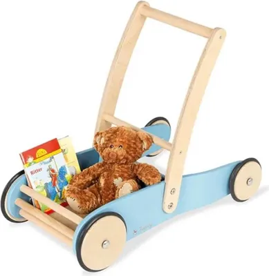 Produktbild von Pinolino Kinderträume Uli, 4 Rad/Räder, Blau, Holz