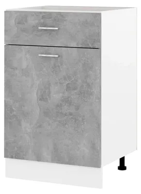 Produktbild von Schubladenschrank Lyon in Betongrau, 50 x 46 x 81,5 cm