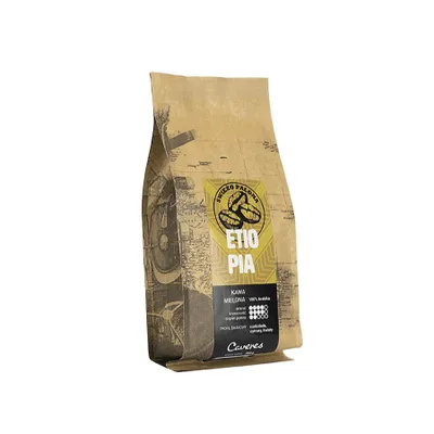 Zdjęcie produktu dla Kawa mielona Caveres ETIOPIA 100% Arabica 250 g ŚWIEŻO PALONA rzemieślnicza palarnia kawy premium