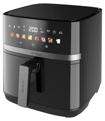 Immagine prodotto di Friggitrice ad aria calda Cecotec 8L con doppio grill, Friggitrice ad aria, Cecofry&Grill Duoheat 8000. 2200W, doratura perfetta e sapore di grill