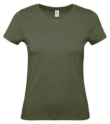 Produktbild von B&C - "#E150" T-Shirt für Damen FK1976 (XL) (Urban Khaki)