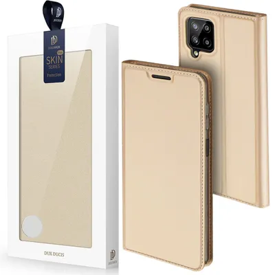 Obrázek produktu pro Dux Ducis Skin Pro Pouzdro Flipový Kryt Samsung Galaxy A22 4G Zlatý