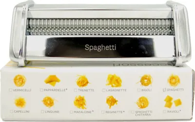Zdjęcie produktu dla Marcato Spaghetti 2mm, Przystawka do spaghetti, Chrom, Aluminium, Stal, 2 mm, Atlas 150, VDE, UL, IMQ, CE