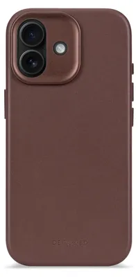 Productafbeelding van MagSafe hoesje voor de Apple iPhone 17 - Achterkant van echt leer, chocoladebruin