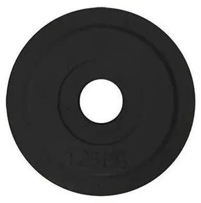 Obrázek produktu pro Gumová zátěžová deska, černá, 1,25 kg. Černá zátěžová deska, 1,25 kg