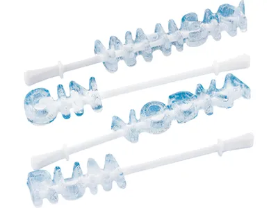 Produktbild von BERGNER Eiswürfelform Eiswürfelbereiter 4 Eiswürfel Silikon BG-4789