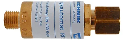 Produktbild von Sicherheitsventil zur Druckbegrenzung, Typ RF 53 N, 1/4", für Sauerstoff