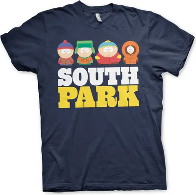 Produktbild von South Park T-Shirt - Medium - Navy