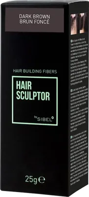 Immagine prodotto di Sibel Hair Sculptor Hair Building Fibers Dark Brown 25gr - fibre infoltenti