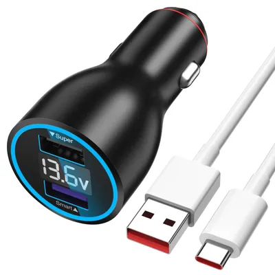 120 W USB-Autoladegerät mit USB-C-Kabel, 1 m, für Xiaomi & Redmi