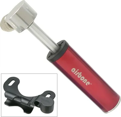 Image de airbone ZT-702 R Mini-pompe Airbone ZT-702 AV, 99 mm, avec support, rouge