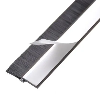 Produktbild von Aqbau Türdichtung - türbürste - abdeckleisten - bürstendichtung dichtung aus pvc x 1 - leiste zum selbstklebende installation- zimmertürdichtung
