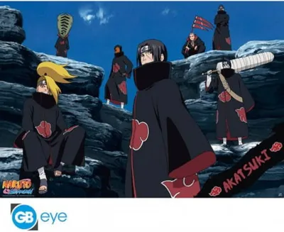 Zdjęcie produktu dla ABYstyle 3700789200260, 1 szt., 170 g/m², Movie & TV, NARUTO SHIPPUDEN, Prostokąt, Chłopak, dziewczyna